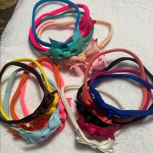 Colorful Bow Headband Set for Kids
